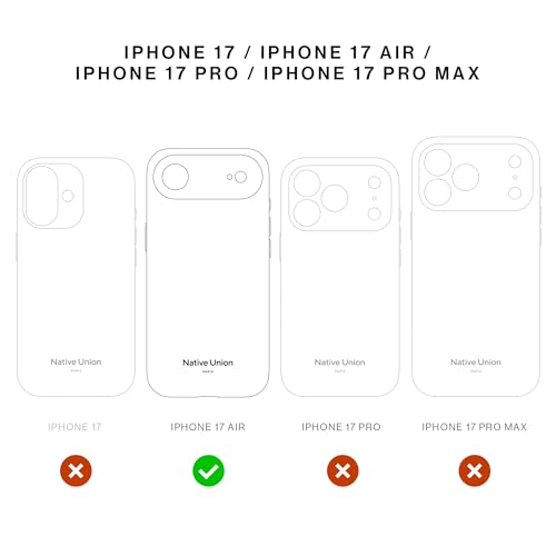 Image of Native Union Active Case - MagSafe Compatible with Built-in Magnets - Rugged Design - Recycled Materials - Ultra-Durable Drop Protection up to 10ft / 3m for iPhone Air (Apricot)