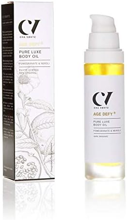 Green PeopleAge Defy+ Pure Luxe Body Oil 50ml | Natural & Organic Anti-Ageing Body Oil by Cha Vøhtz | For Mature Skin | Paraben Free & Ethyl Alcohol Free | Cruelty Free & Vegan
