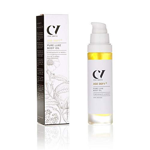 Green PeopleAge Defy+ Pure Luxe Body Oil 50ml | Natural & Organic Anti-Ageing Body Oil by Cha Vøhtz | For Mature Skin | Paraben Free & Ethyl Alcohol Free | Cruelty Free & Vegan