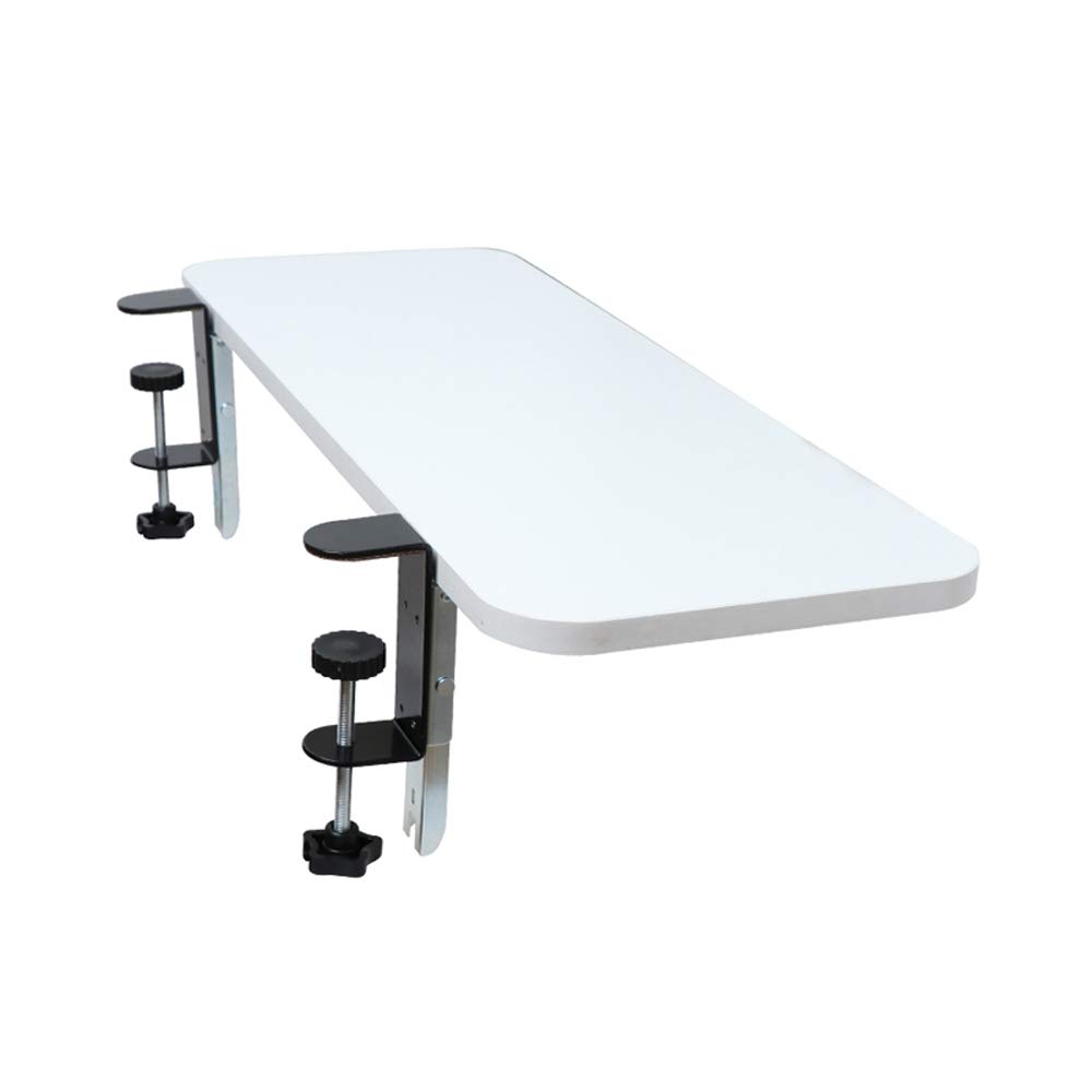 XINKAI Keyboard Hand Bracket Portable Arm Stand Desktop Folding Panel Desk Extension Board Multifunctional Support Frame(Color:white,Size:80x24cm)