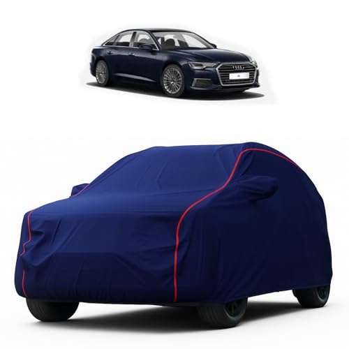Image of Heavy-Duty Car Cover for Compatible with Audi A6 (2019 to 2025 All Models) Deluxe Car Protection Cover - Waterproof & UV-Resistant All-Season Exterior Protection