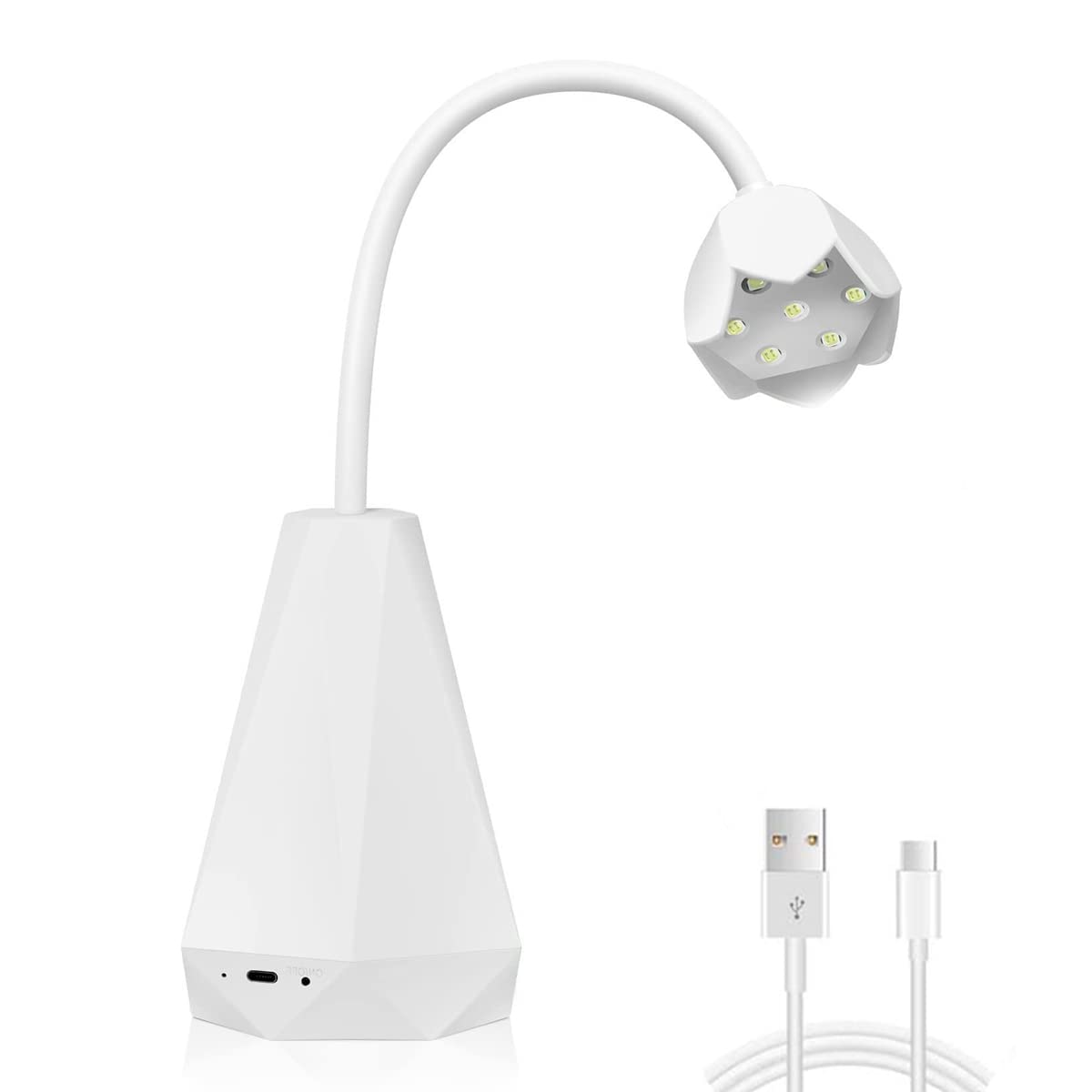 ExceforePortable Nail Lamp 21W Gel X Lamp, Mini U V Light for Gel Nails, Nail Dryer for Gel Nail Polish, Nail Tips and Glue Gel Kit, Quick Dry Nail Art Curing Lamp for Nail Salon Home DIY Manicure