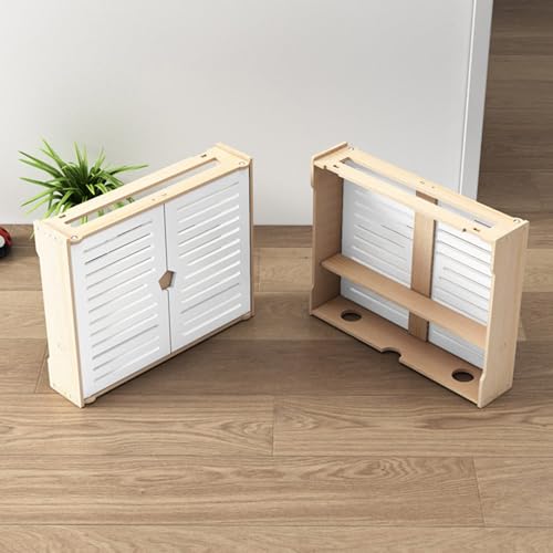 Cache-routeur WiFi bois solution rangement esthétique pour salon - 6
