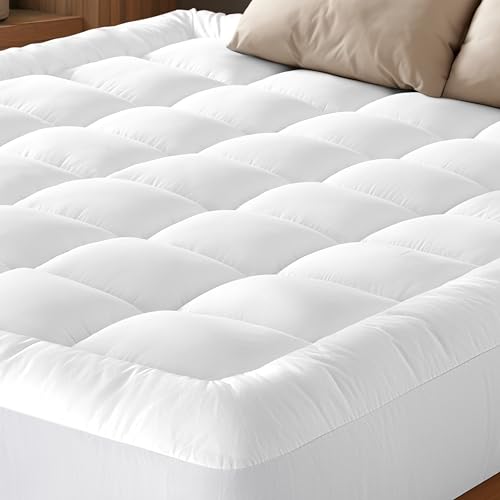 Cloud-Like Comfort Double Mattress Topper - Ultra-Soft, Brea