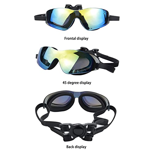 ZAWELIYO Anti-Fog No Leaking Swim Goggles for Adults Silicone & PC Mirror Adjustable Strap Wide Vision Swimming Glasses Unisex for Pool Diving and Outdoor Water Sports - Image 3