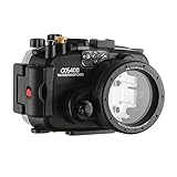 Foto4easy 130ft/40m Underwater Waterproof Camera Housing for DSLR Camera Sony A6400