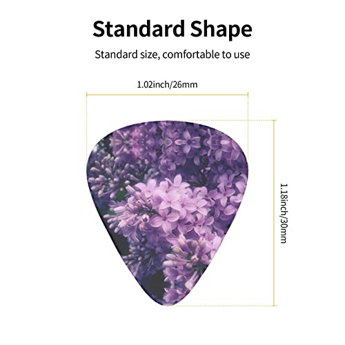 Ensemble de 12 médiators de guitare Purple Flowers pour guitare acoustique, guitare électrique, contrebasse, ukulélé - Les Beatles, Paul McCartney, John Lennon, RIngo Starr, George Harrison Ensemble de 12 médiators de guitare Purple Flowers pour guitare acoustique, guitare électrique, contrebasse, ukulélé – Image 5
