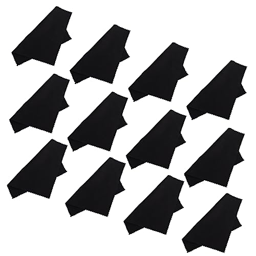 KOMBIUDA 50pièces Chiffons Microfibres Pour Nettoyage Des Lunettes Écrans Et Bijoux Essuie-lunettes Antistatique Et Absorbant Pour Éliminer Traces Et Salissures