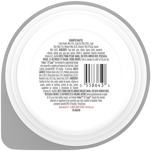 Friskies Lil' Soups Cat Food Complement, Skipjack Tuna - 34 g Cup (8 Pack) image 7