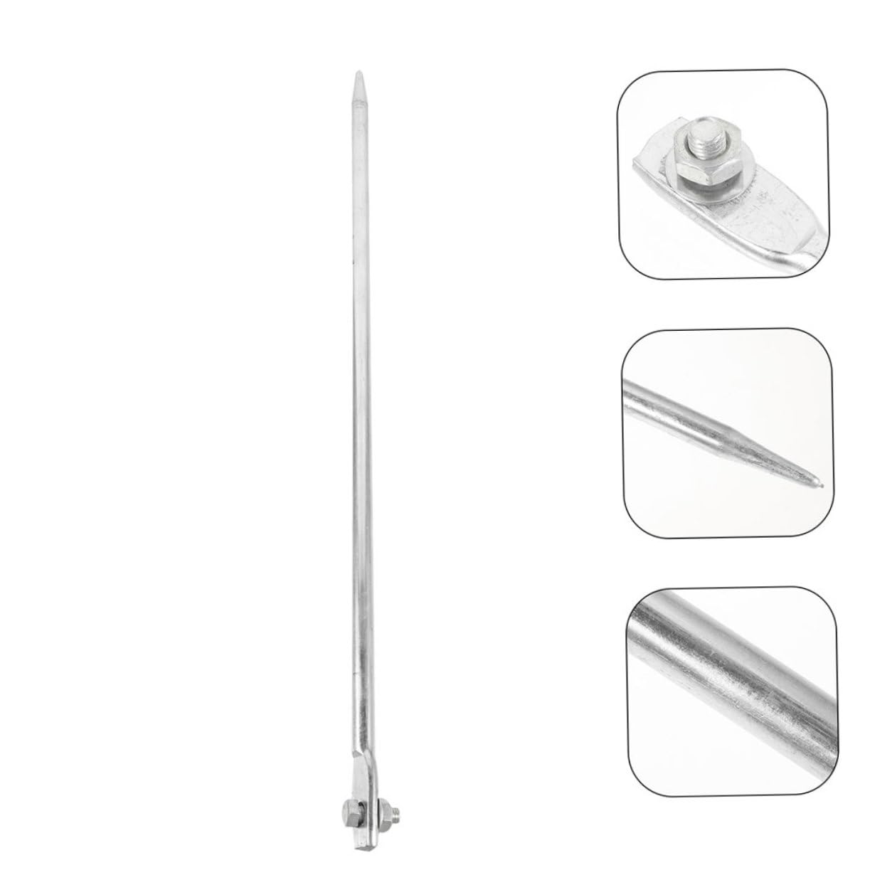 4pezzi Picchetto Di Messa Terra Portatile Per Messa Terra Per Antenne Domestiche Resistente Alle Intemperie Per Impianti Elettrici Esterni
