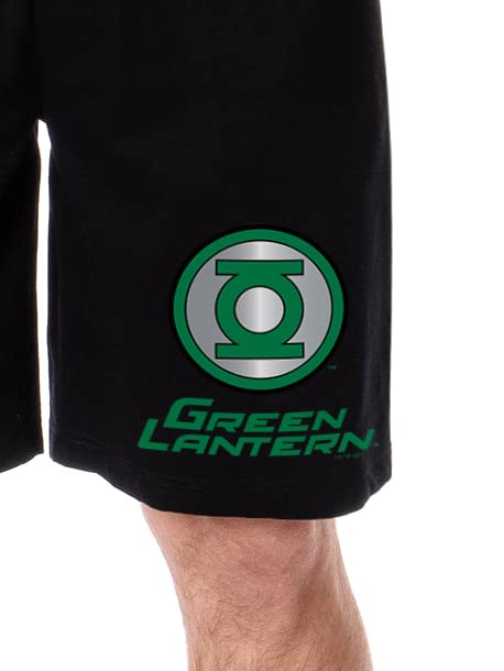 DC Comics Mens' Green Lantern Logo Character Symbol Sleep Pajama Shorts2