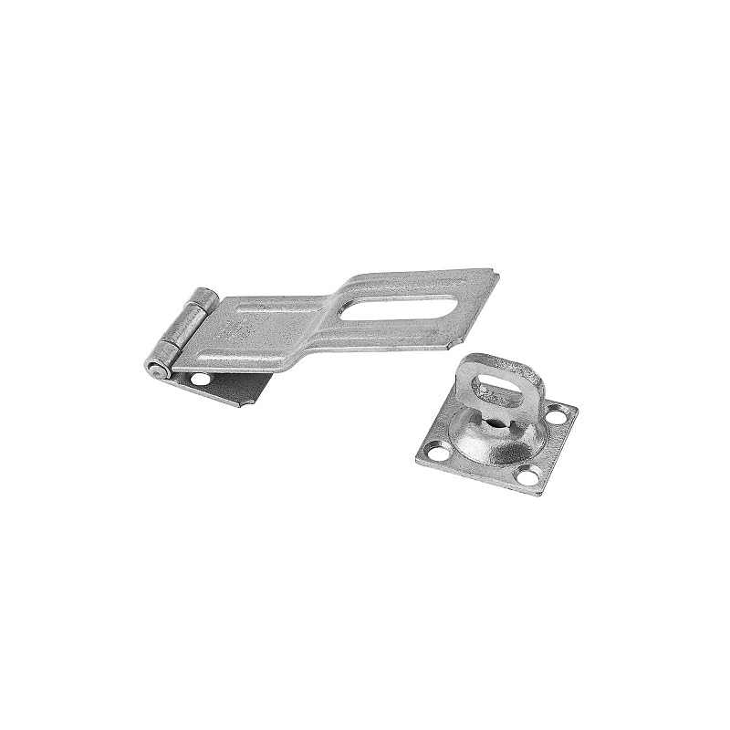 Cerrojo giratorio galvanizado National Hardware V32 con grapa de alta resistencia exterior