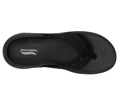 Skechers Women's Arch Fit 2.0 3-pt Rhinestone Sandal Flip-Flop2