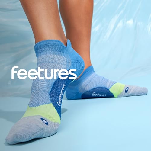 Image of Feetures Elite Light Cushion No Show Tab Sock Wave