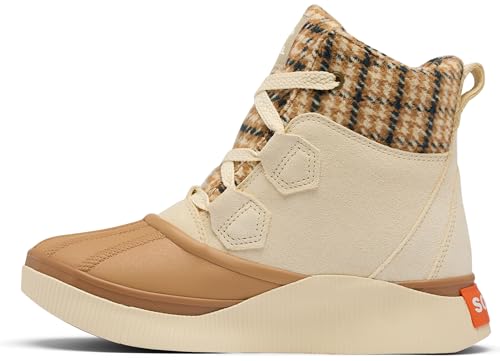 SOREL Women's Out N About IV Chillz Waterproof Fashion Boot, Honey White/Tawny Buff, 8.5