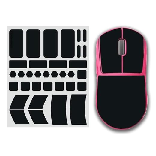 X-Raypad Gaming Mouse Grips Tape, Universal Pre-Cut Cicada Wings, E Sports Anti-Slip, Ural-Thin Zero Touch Feel,Universal Non-Slip Tape of Various Shapes Suitable for All Mice (Cicada Black)