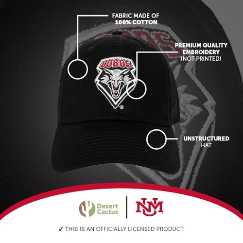 Gorra Desert Cactus University of New Mexico Negra UNM Ajustable miniatura 4