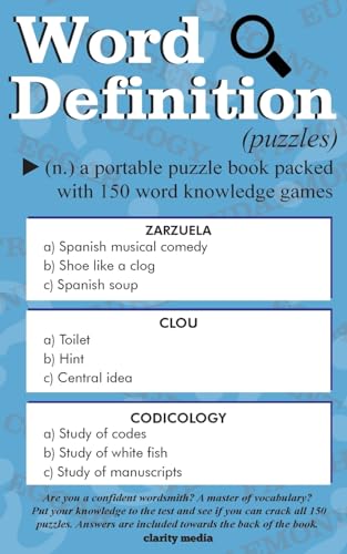 Word Definition Puzzles: 150 vocabulary building puzzles, complete with solutions