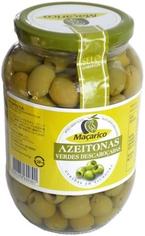 Amazon オリーブの実 種無し グリーンオリーブ 固形量400g 内容総量800g マサリコ Macarico Macarico 野菜の缶詰 瓶詰 通販