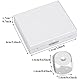Würfel Box Set 5 Stücke Aluminium Legierung Tischspiel Poker Spiele Würfel Set Männer Geschenk(Quadrat-Silber) Zubehör Für Verformungsmodelle