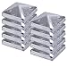 Produktbild BigDean 10 Stück Pfostenkappe 101x101 mm voll verzinkt Pfahl Pfosten Schutzkappe Schutzhaube