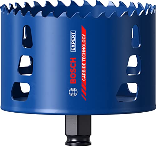 Bosch 1x Scies trépans EXPERT Tough Material (pour Bois avec métal, Brique, Ø 105 mm...