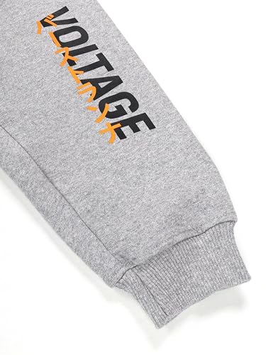 Image of KiddoPanti Boys Solid Fleece Track Pants | Cotton Poly Fleece Fabric | Ankle Length Bottom Rib | 2 Front Patch Pocket | Elastic Waist & Drawcord | Jogger Track Pants for Boys