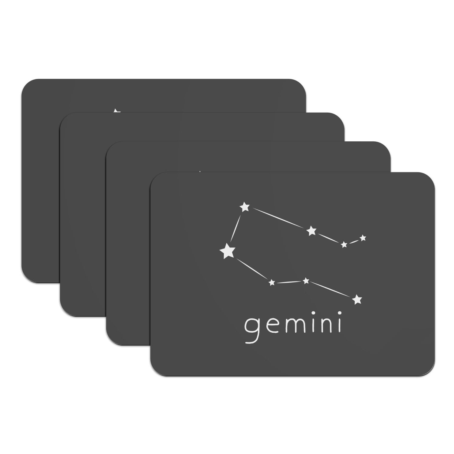 Set de table constellation noir pour repas intimiste et rituels