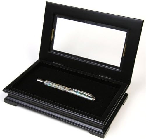 Lanier Pens Fancy Black Maple Gift Box with Glass Display Top