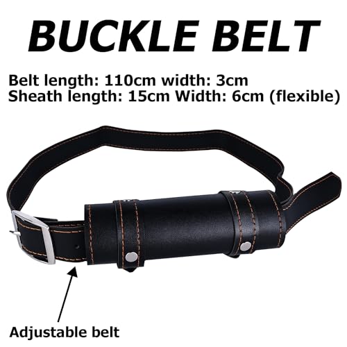 Nizirioo Katana Schwerthalter mit 105cm Gürtel Robuster Gürtel für bequemes Tragen Perfektes Cosplay und Samurai-Enthusiasten Zubehör für Nachstellungen Hochwertiges Accessoire für Samurai-Fans
