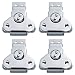 EWONICE 4Pack Steel Spring Loaded Small Butterfly Twist Latch and Keeper Zinc Toggle Clamp Small Surface Mount Case Box Chest Closure