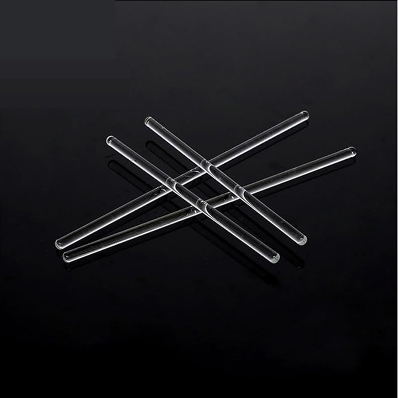 10pcs Lab Borosilicate Stirring Rods Glass 4/5/7mm Diameter 100/150/200/300mm Length Agitator Stirrer(7x300mm 10pcs)