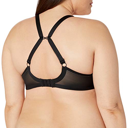 Elomi Women's Plus Size Bijou Underwire Banded Molded Bra, Black,36G,Uk #TOP4