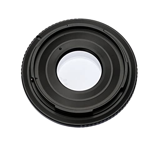 Image of Fotasy Adjustable E-55II T /T2 Telescope Lens to Sony A-mount DSLR Camera Adapter Ring, for Sony Alpha , Black