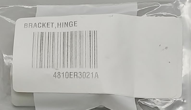 4810ER3021A Washer Top Cover Hinge Bracket - New - White - Genuine OEM - R5-G3 - EA230831