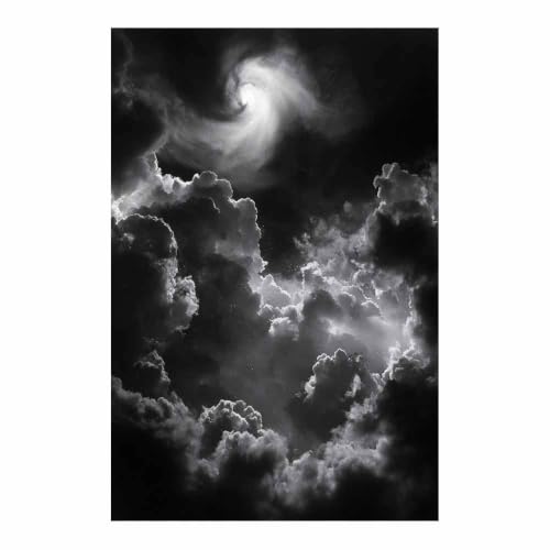 Affiche murale nuage tourbillonnant pour une deco mural de salon moderne