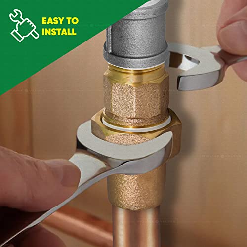 Image of Midline Valve XT-BGN0034-5 Water Service Coupling 3 /4 in. Flare x MIP Pipe Fitting Bronze (5 Pack)