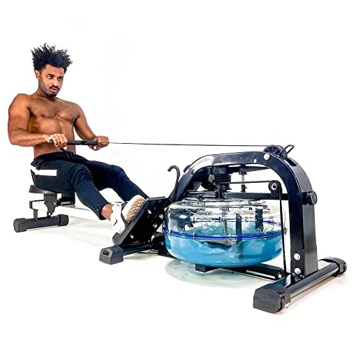 Remo indoor a base de água water rower da Pista e Campo