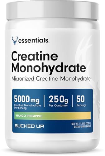 Bucked Up Mango Pineapple Creatine Monohydrate — 50 servings, 250g