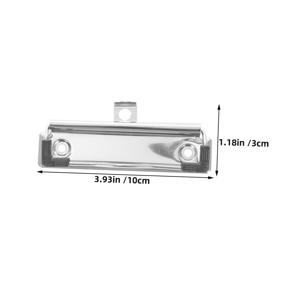 DOITOOL 50 piezas Clips de Metal para Portapapeles de Sujetapapeles de Oficina con Diseño Montable y Pies de Accesorios para y Papelería