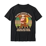Photo Gallery qyuipexe funny sloth hiking team outdoors camping lover gift t-shirt black m Photo Gallery qyuipexe funny sloth hiking team outdoors camping lover gift t-shirt black m