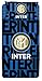 Biancheria da letto da calcio Inter Milano, blu e nero, con logo a righe, 135 x 200 cm, copripiumino da 80 x 80 cm, 100% cotone, per bambini, ragazzi e adulti