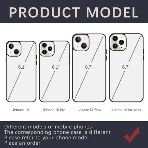 Okba 1-1 10 Pcs Sublimation Blank Phone Case For Iphone 15 Pro Max 6.7 Inch ，Matte Black Soft Shockproof Diy Customize Heat Press Rubber Protective Case thumb #1