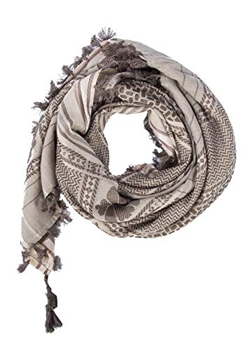 Image of Merewill Cotton Shemagh Tactical Desert Wrap Keffiyeh Head Neck Arab Scarf For Men 49 inchx49 inch