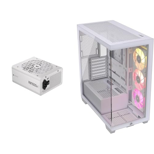 yZbgzCORSAIR RM1000x Shift White PCdjbg 1000W PCIe5.0/ATX3.0Ή CP-9020275-JP + iCUE LINK 3500X RGB Tempered Glass ~h^[PCP[