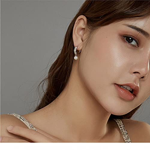 Boucles d'oreilles perle de blé brillant au fini raffiné