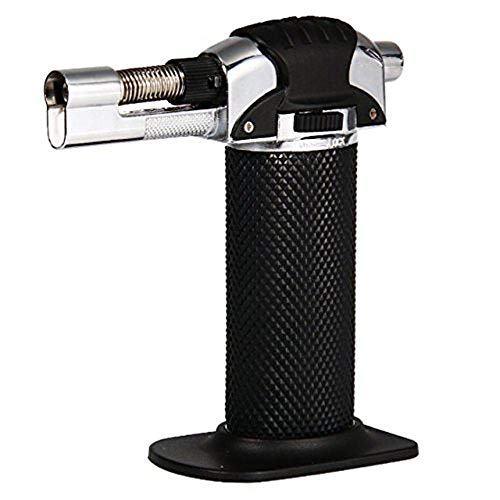 QIANGUANG Accendino da Torcia Accendi Fuoco da Cucina Torcia Jet Fiamma Accendino Antivento con Blocco Sicurezza per Barbecue Sigaro Cottura Cibo Cucinare Campeggio Grigliatura Saldatura