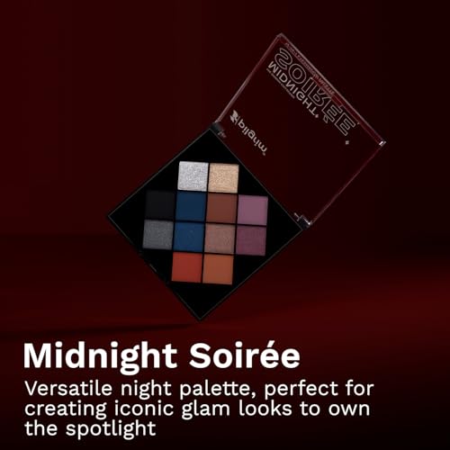 Image of Pilgrim Eyeshadow Midnight Soiree 12-in-1 Highly Pigmented Shades For The Ultimate Glam | 24Gm
