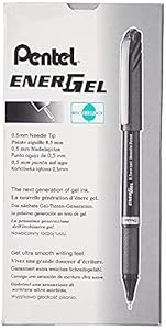 Pentel EnerGel NV 0.5mm Gelschreiber Schwarz 12er Box