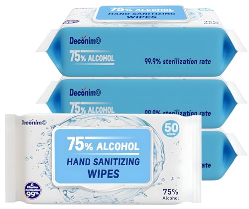 Advanced Large 75% Alcohol Hand Sanitizing Wipes,...